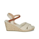 Andre Sandales
 Femme Pauletta Textile Beige