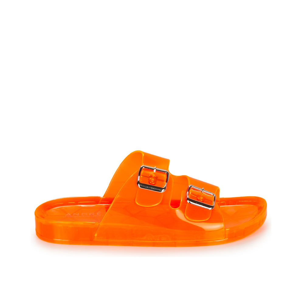Andre Mules De Plage
 Femme En Caoutchouc Orange