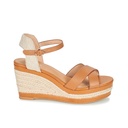 Andre Sandales
 Femme Sand Cuir Marron Beige