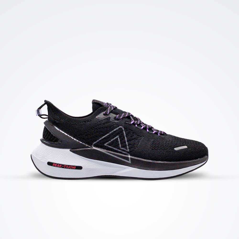 Peak Baskets De Course Femme-Ew14628H- Black/white