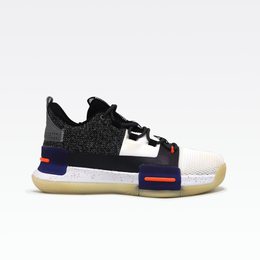 Peak Basketball Shoes  White Purple