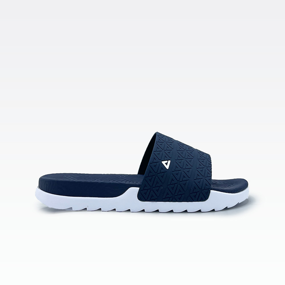 Peak Slippers Navy/White