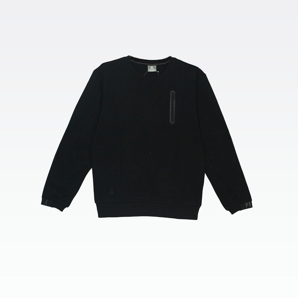 Peak Round Neck Sweater Black