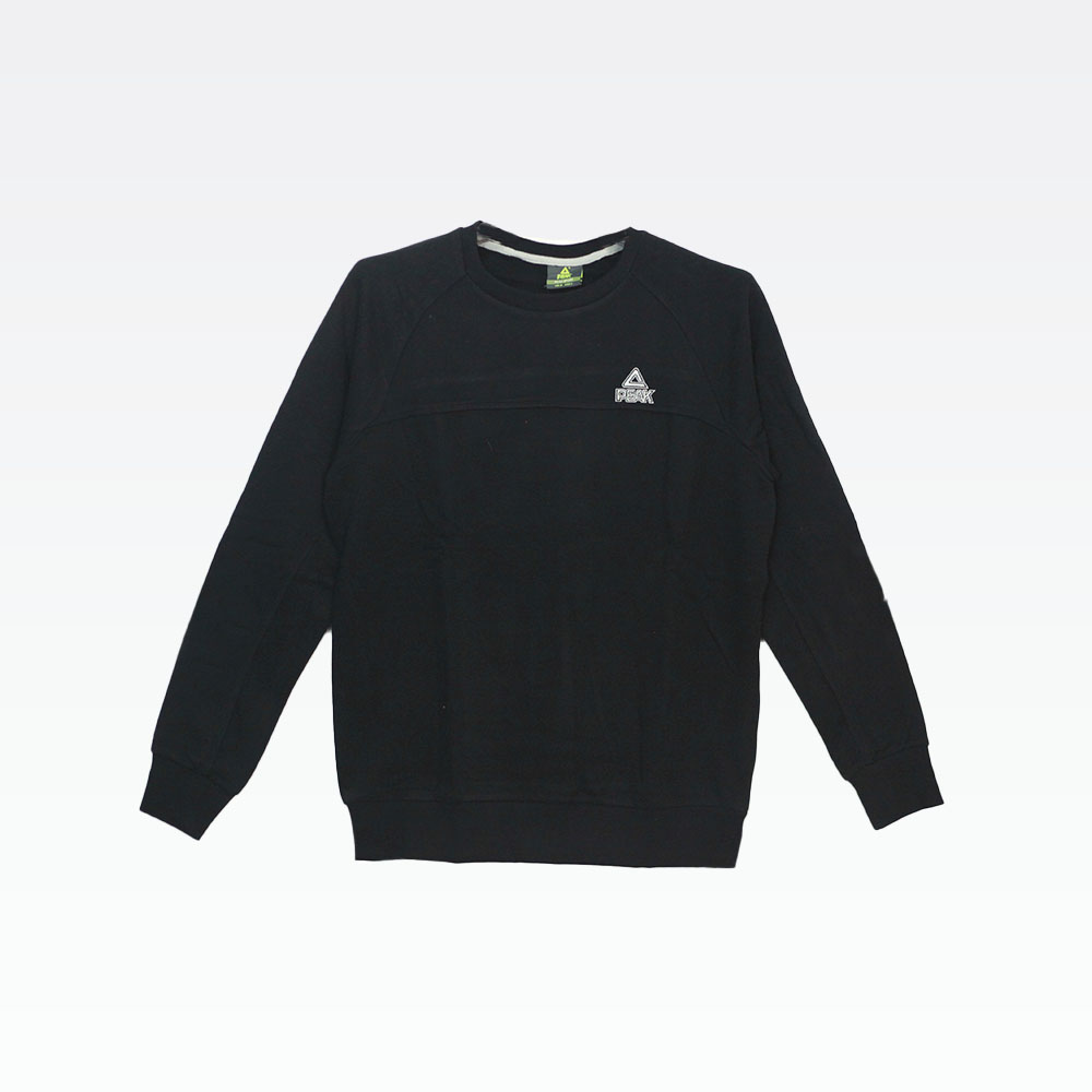 Peak Round Neck Sweater Black