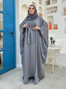 Abaya robe set avec manches chauve souris