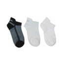 Peak Low Cut Socks  (3 In 1) White/Black