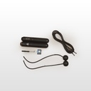 Peak Counting Steel Wire Jump Rope (Wireless Ball+Steel Rope) Black