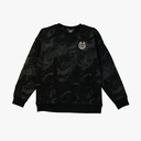 Peak Round Neck Fleece Sweater Black