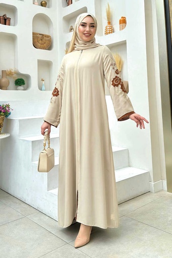 Abaya double face bicolore