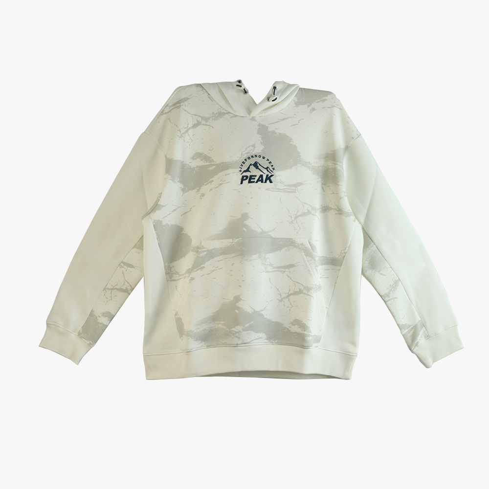Peak Hoodie Sweater Plain White