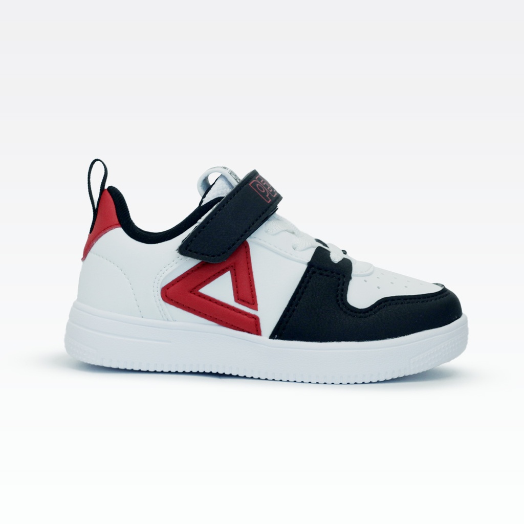 Peak Kid Shoes_White/Black/Red