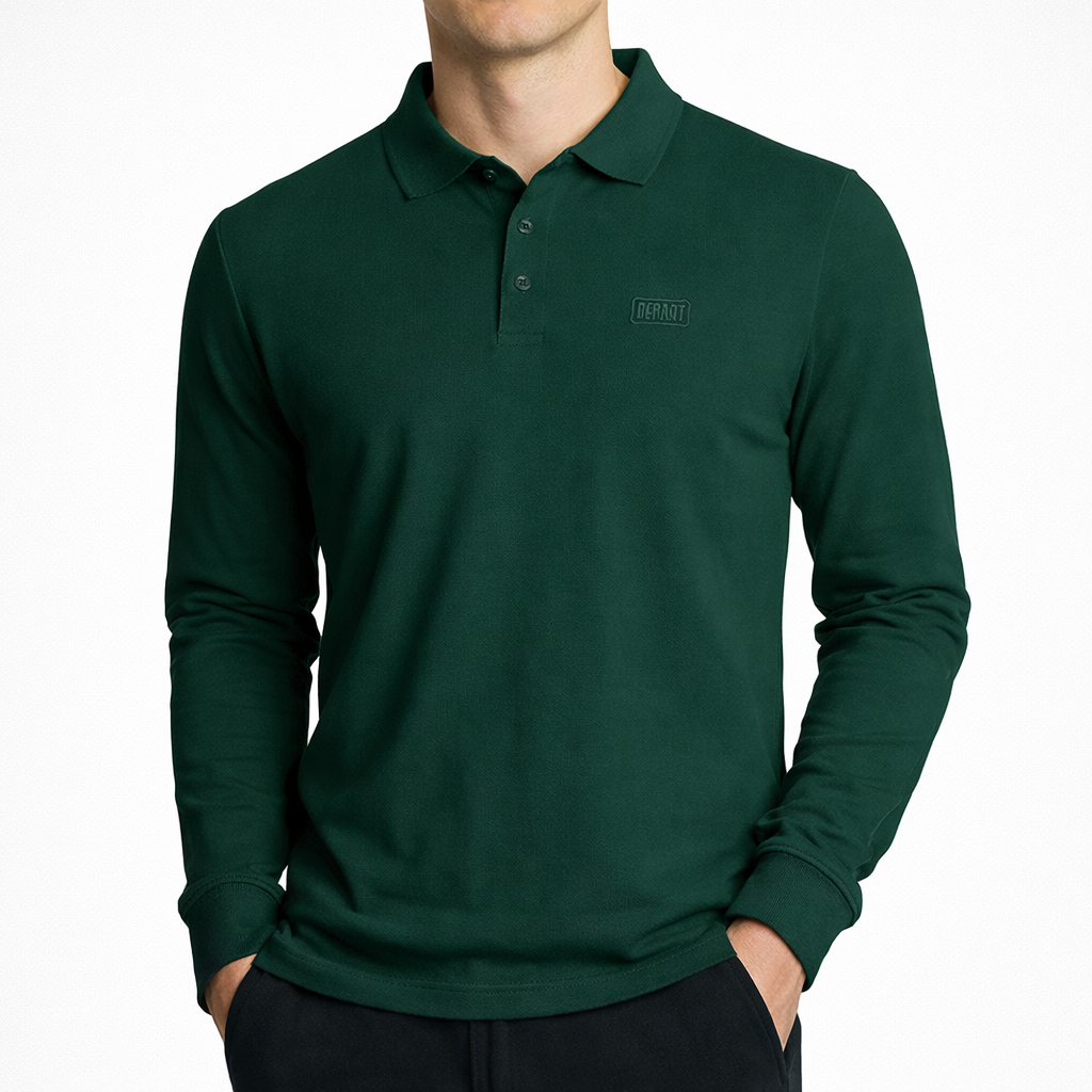Depart Polo A Manches Hommes Vert