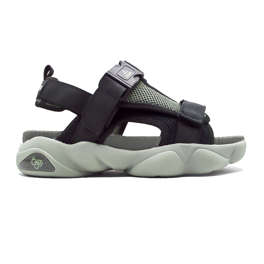 Peak Taichi Sandals Black/Olive Green