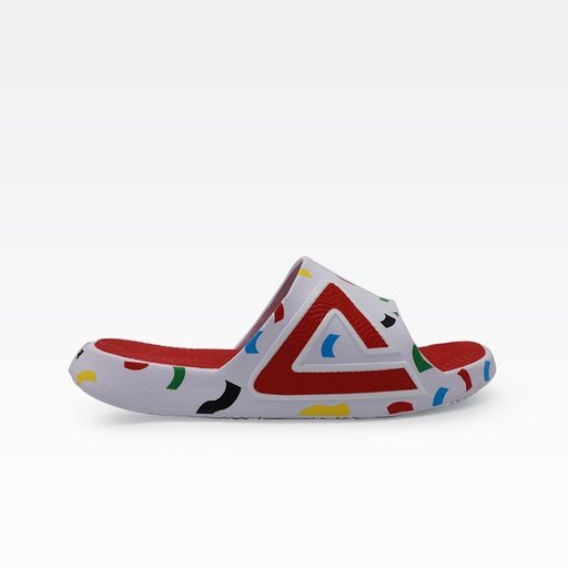 Peak Slippers White/Red White/Red